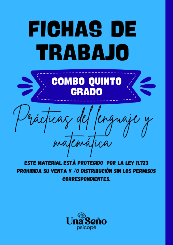 Producto - COMBO QUINTO GRADO MARZO 2026