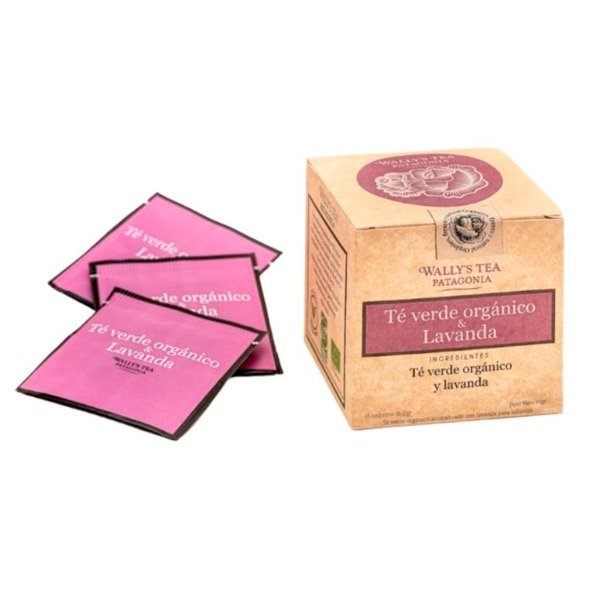 Producto - Te Verde Organico y Jengibre x 30g WALLYS