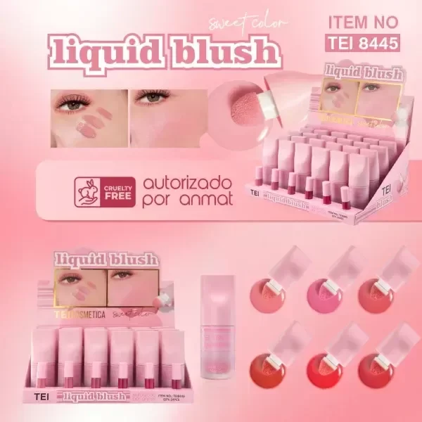Producto - Rubor liquido con esponja TEI (x3 unidades)