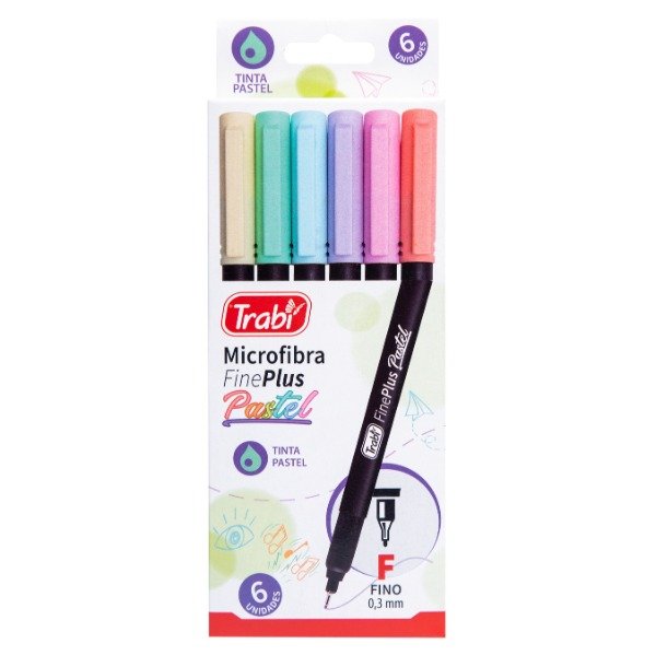 Producto - Microfibra pastel x6 TRABI