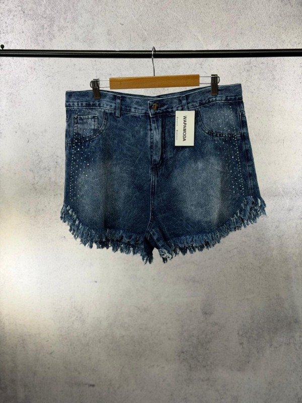 Producto - SHORT AMARENA AZUL STRASS RIGIDO 48 AL 56 - 0