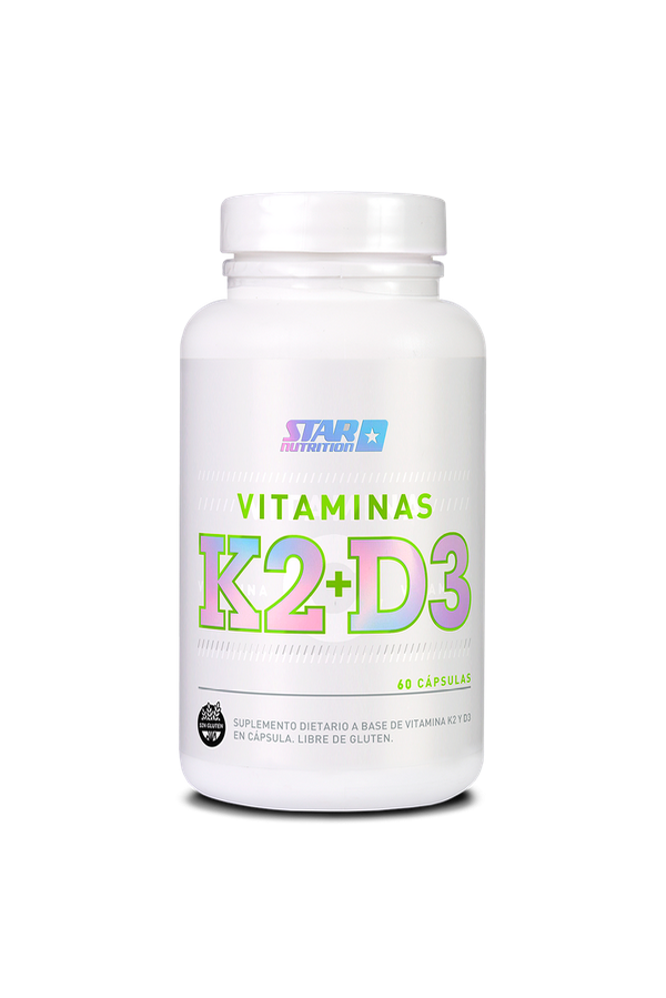 Producto - Vitaminas K2+D3 - 60 Cápsulas Star Nutrition