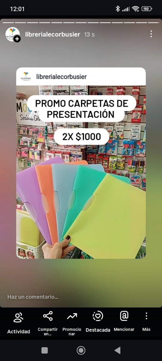 Producto - Carpetas de presentacion con clip