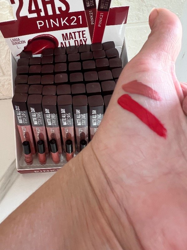 Producto - Labial Líquido Mate Larga Duración "Matte All Day Stay 24HS" - Pink 21 - 1
