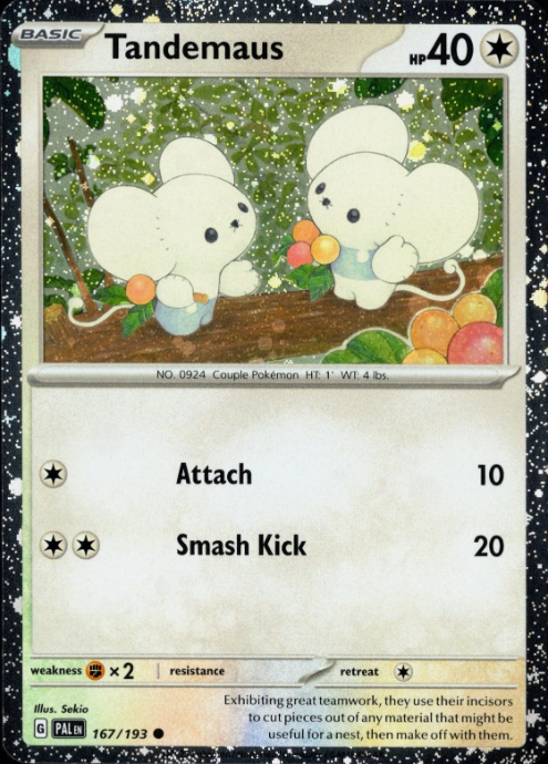 Producto - Tandemaus - 167/193 - Paldea Evolved - Holo Cosmos Promo
