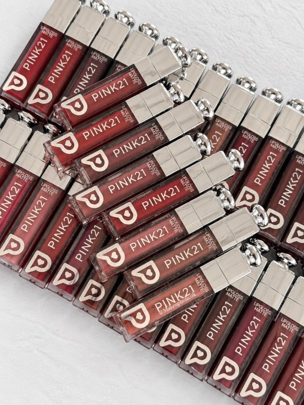 Producto - LABIAL MATTE ESTILO DIOR TAPA PLATEADA - PINK 21 - 2