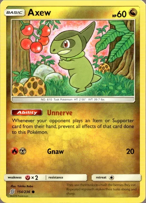 Producto - Axew - 154/236 - Unified Minds