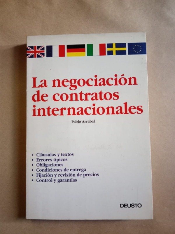 Producto - La negociación de contratos - Pablo Arrabal - Deusto 1993 - 0