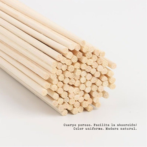 Producto - VARILLAS PARA DIFUSOR DE RATTAN NATURAL. 100  UNIDADES
