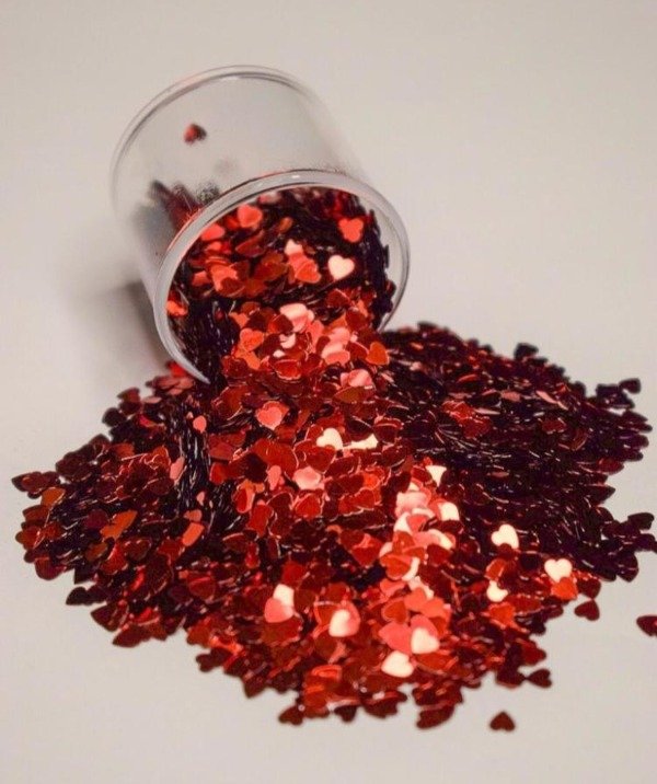 Producto - GLITTER CORAZÓN ROJO