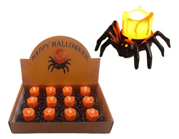 Producto - Vela a pila Araña