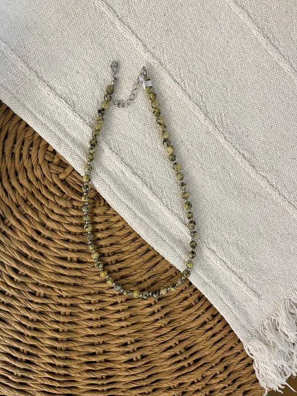 Producto - Collar jaspe kiwi