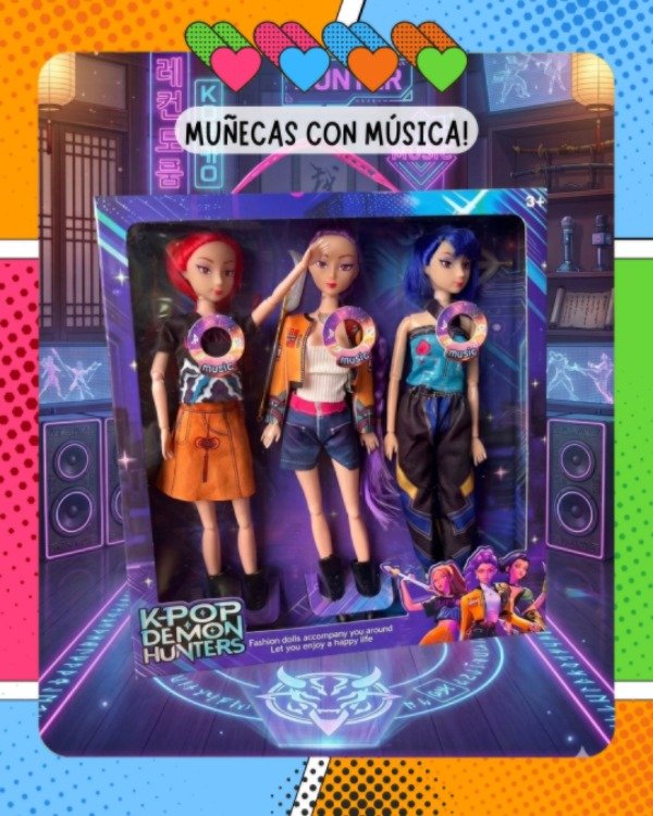 Producto - Muñecas Kpop x3 con música