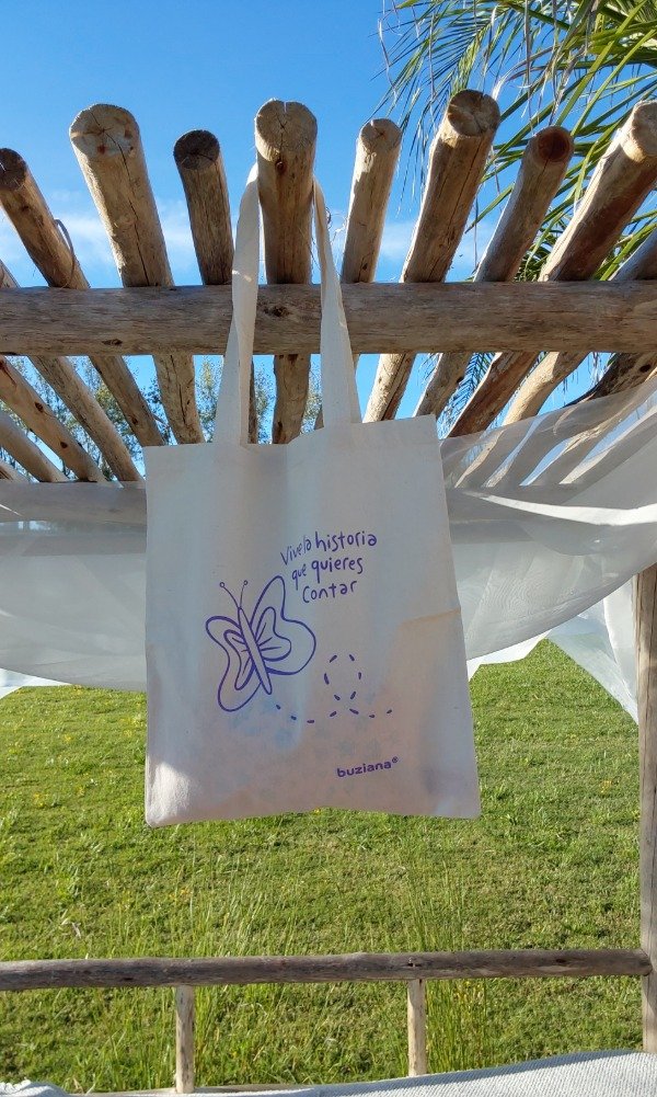 Producto - TOTEBAG DE LIENZO ECOLOGICO MARIPOSA
