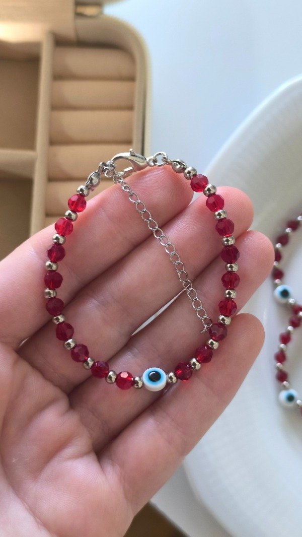 Producto - Pulsera Ojo Turco Rojo