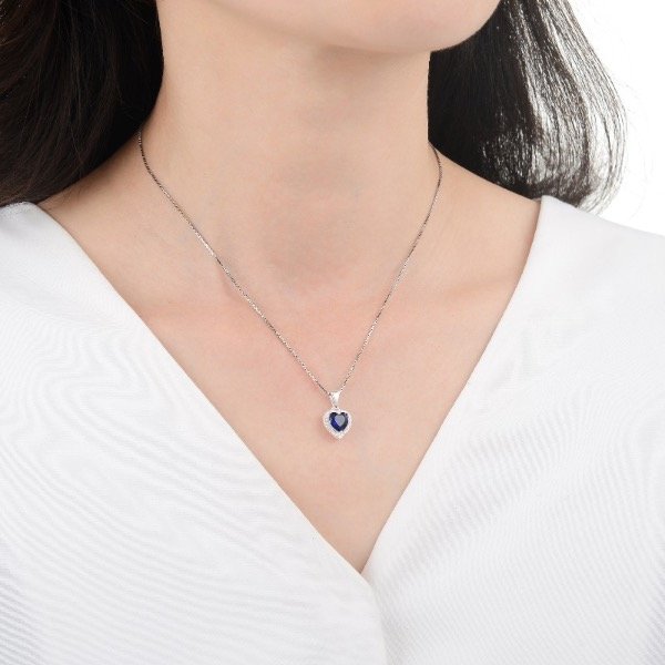 Producto - Dije Corazón Chado Azul