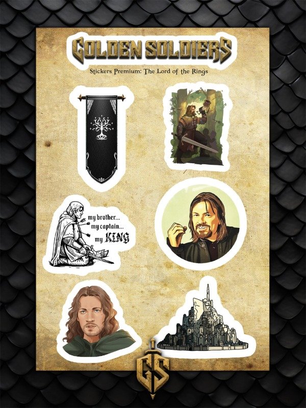 Producto - Stickers Gondor - El Señor de los Anillos
