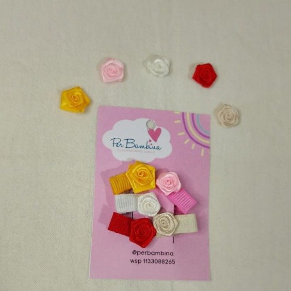 Producto - Set de  pinzas mini dulce varios colores