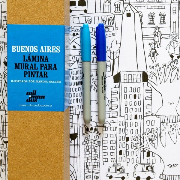 Producto - Lamina Mural Buenos Aires