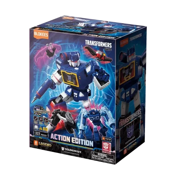 Producto - Blokees Transformers Edición Acción 03 Soundwave Action Edition - 7