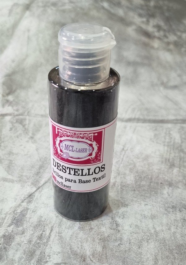 Producto - Destellos / brillos para base textil -Negro
