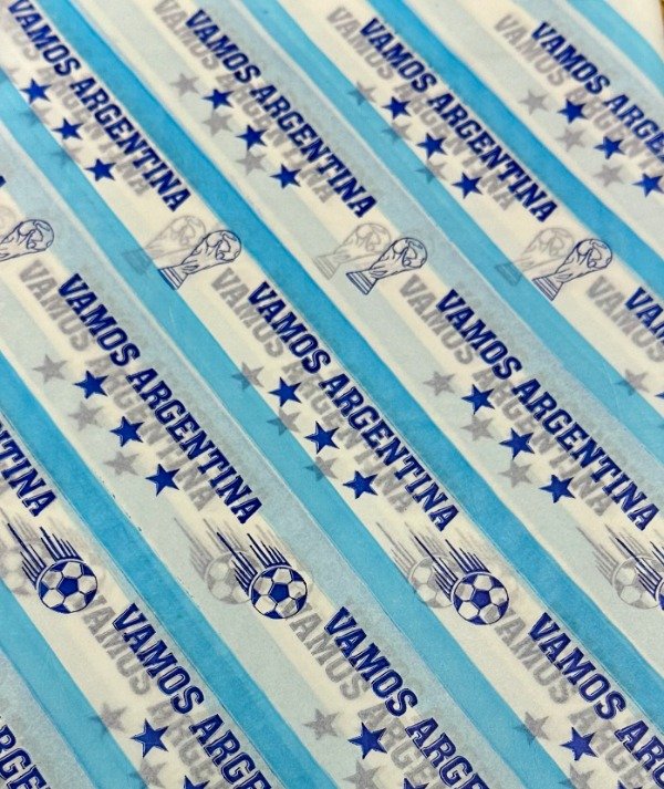 Producto - PAPEL SEDA VAMOS ARGENTINA! -medida 50x70