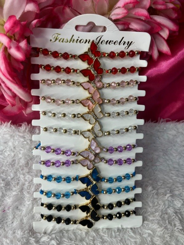 Producto - Pulsera de hilo mariposa varios colores