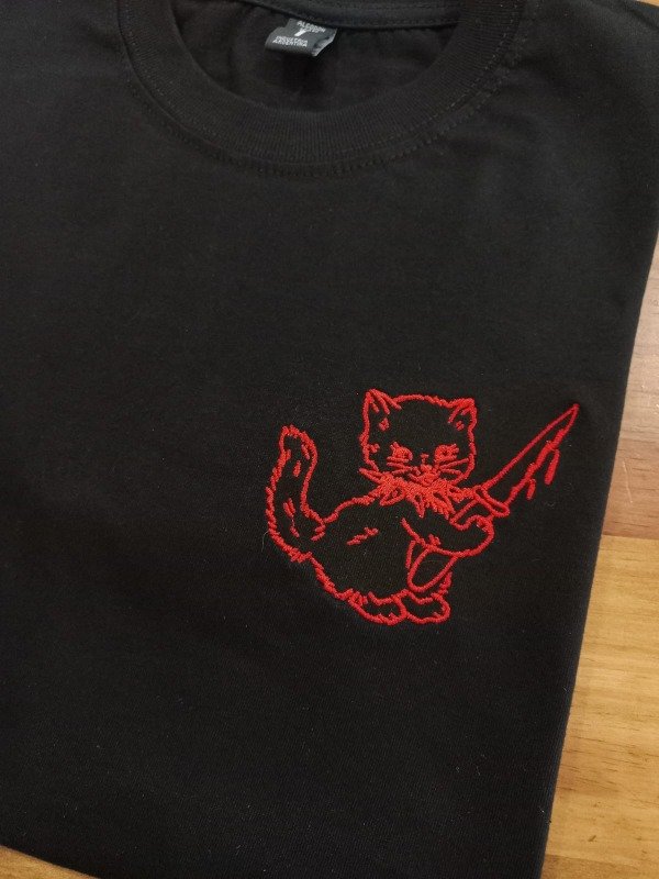 Producto - Remera Gatito con cuchillo