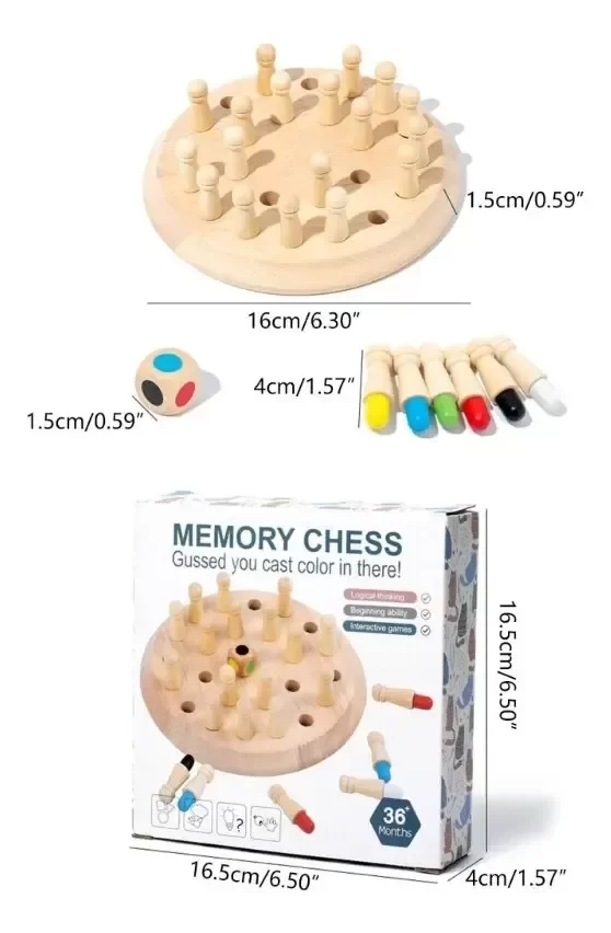 Producto - Juego De Mesa Ajedrez De Memoria - 4