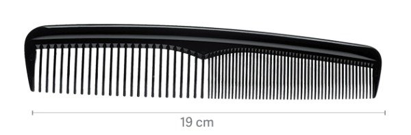 Producto - EUROSTIL PEINE BATIDOR NEGRO 19CM REF 50134/50
