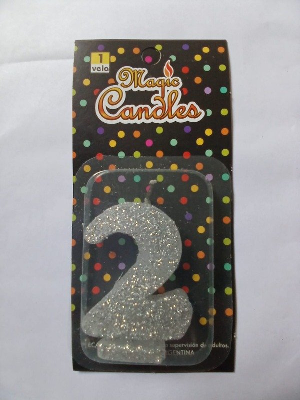 Producto - Vela Gibreada Plata N2