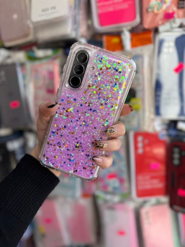 Producto - Case brillos 360 lila