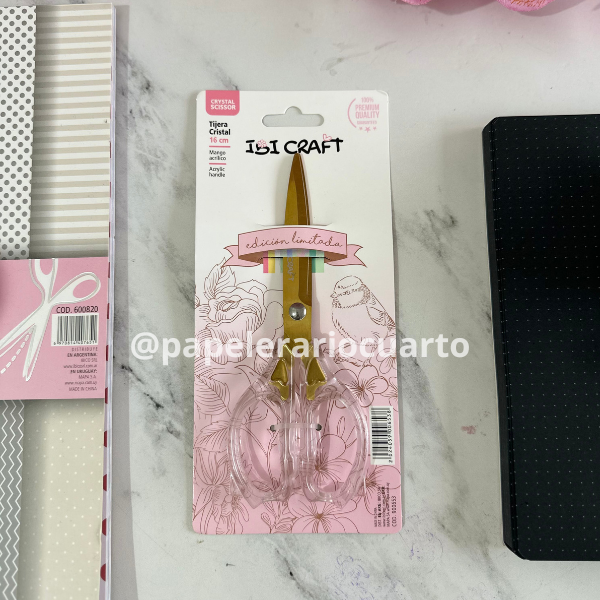 Producto - TIJERA IBI CRAFT MANGO ACRILICO 16CM