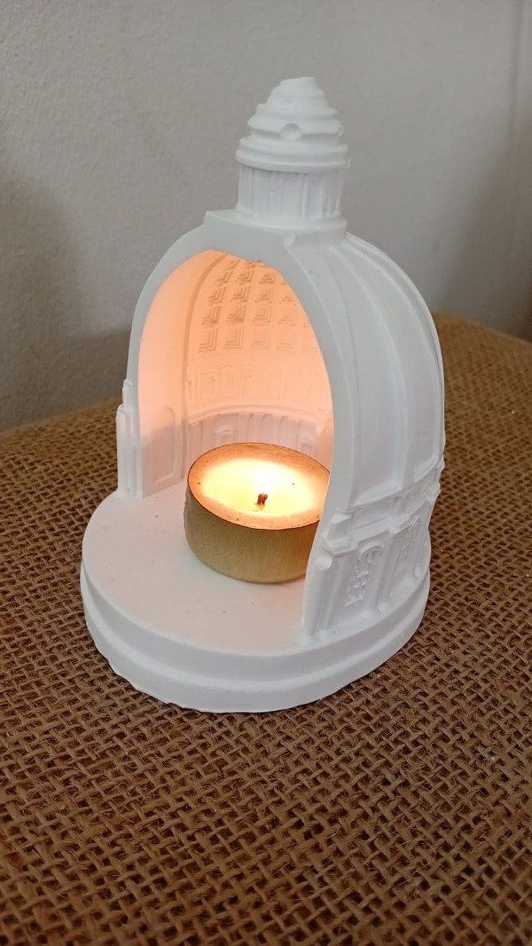 Producto - Templo o casita porta vela 13x9cm