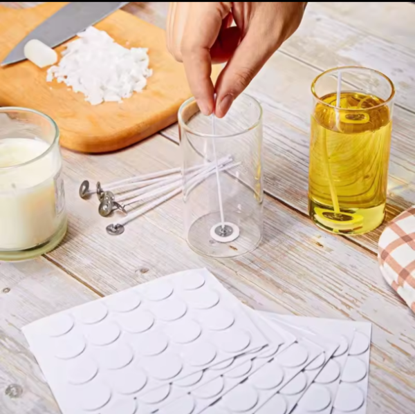Producto - 100 PEGATINAS PARA PABILOS  DOBLE PEGAMENTO