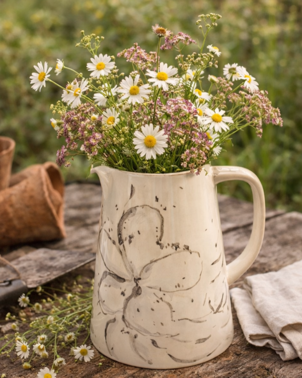 Producto - Jarra azul 2 lt de cerámica