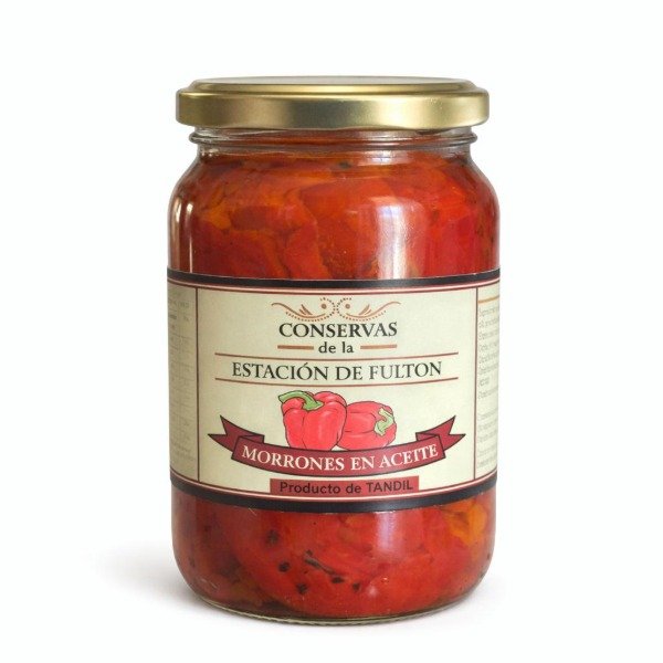 Producto - Morrones En Aceite Artesanales Conservas Fulton Tandil x500gr