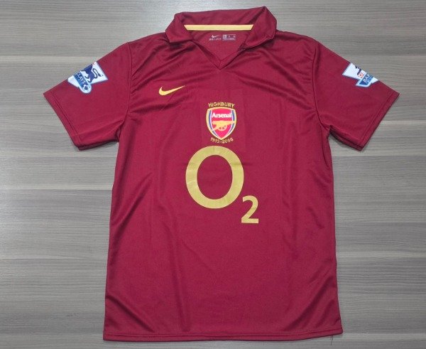 Producto - ARSENAL TITULAR RETRO 2006 HENRY 14 TALLES(M/ L/ XL/ XXL)