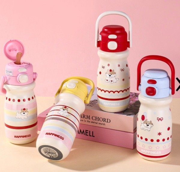 Producto - Botella Térmica Acero Doble Pico Super Cute