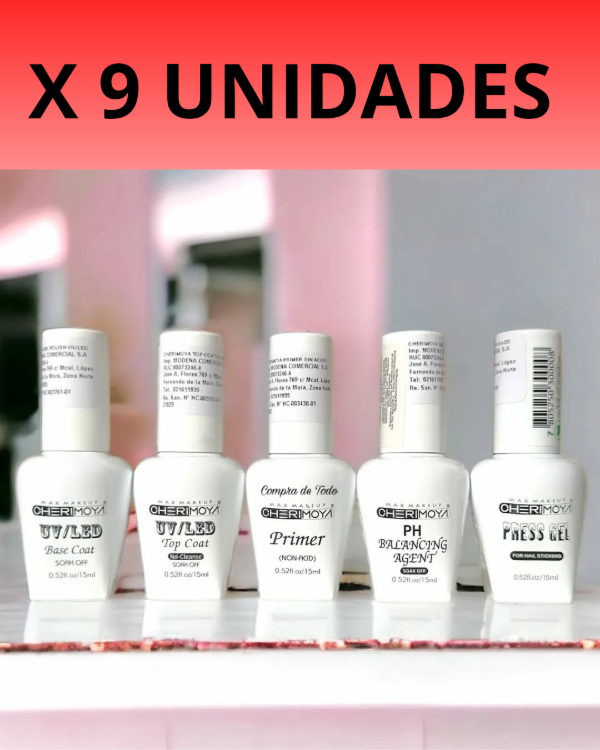 Producto - Esmalte Semipermanente CHERIMOYA x 9 unidades