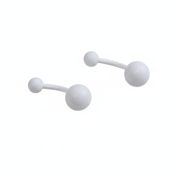 Producto - Piercing Ombligo Blanco