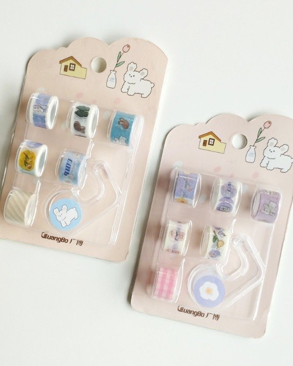 Producto - Washitapes: SET CON PORTACINTA