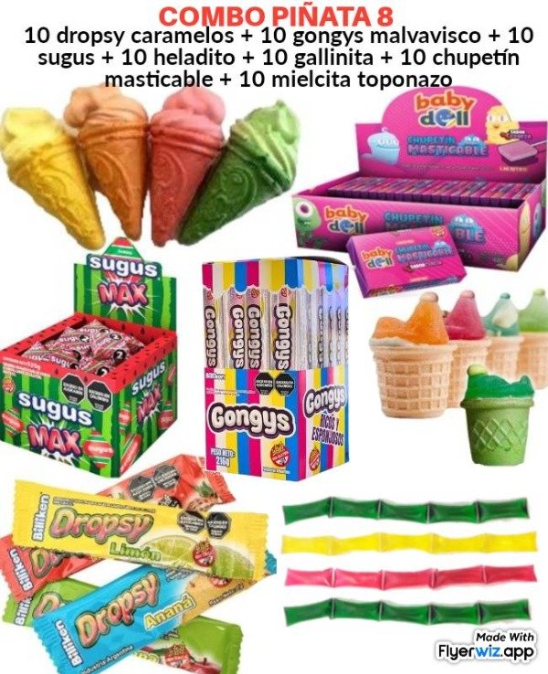 Producto - Combo piñata 8