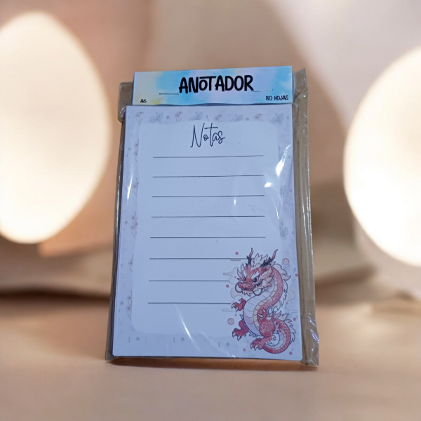 Producto - Anotador A6 Dragón