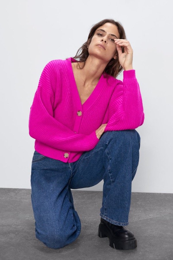 Producto - Jersey fucsia Zara