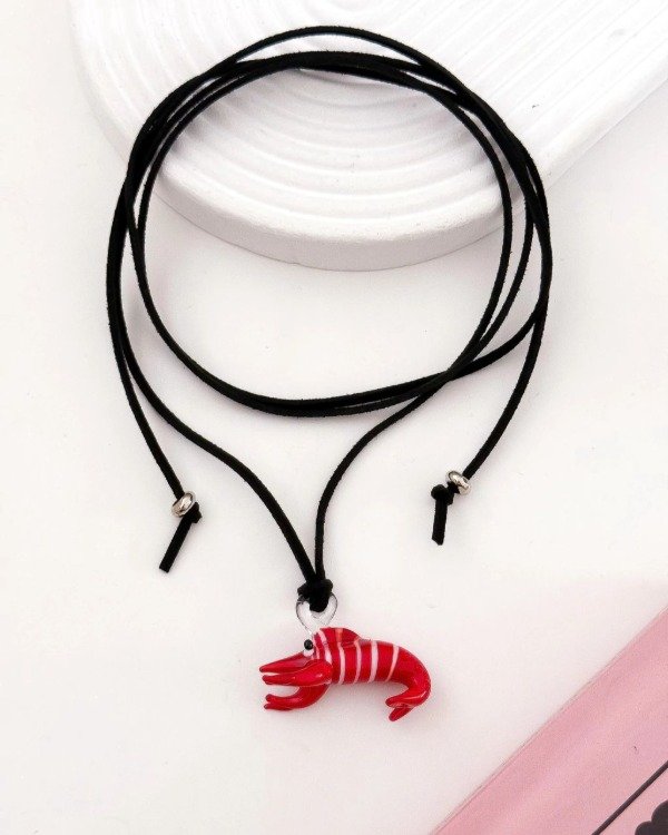 Producto - Collar Gamuza Camarón