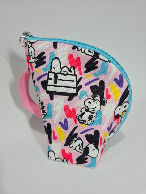 Producto - Porta Taza Snoopy Fondo Rosa - 0