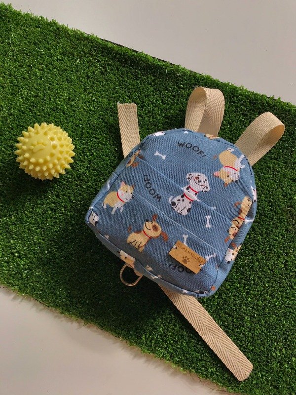 Producto - Mochi pretal azul Perritos
