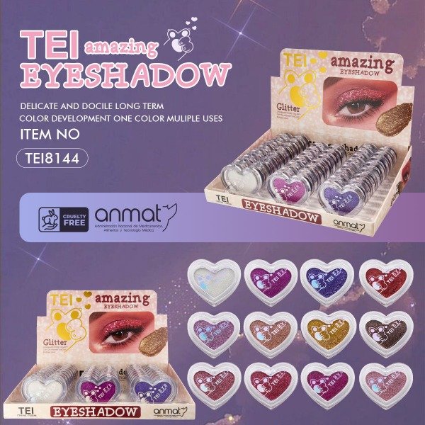 Producto - Sombra individual con glitter TEI x3u