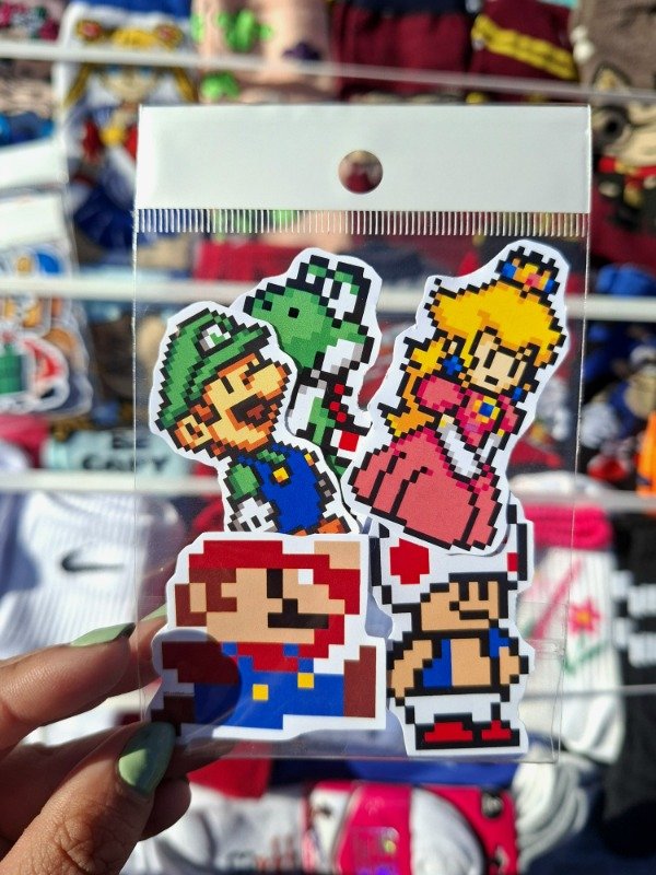 Producto - Stickers personajes Mario Bros